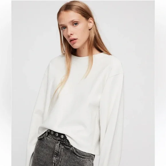 All Saints Navarre Sweatshirt N177-23 - Picture 2 of 12